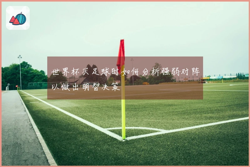 世界杯买足球时如何分析强弱对阵以做出明智决策