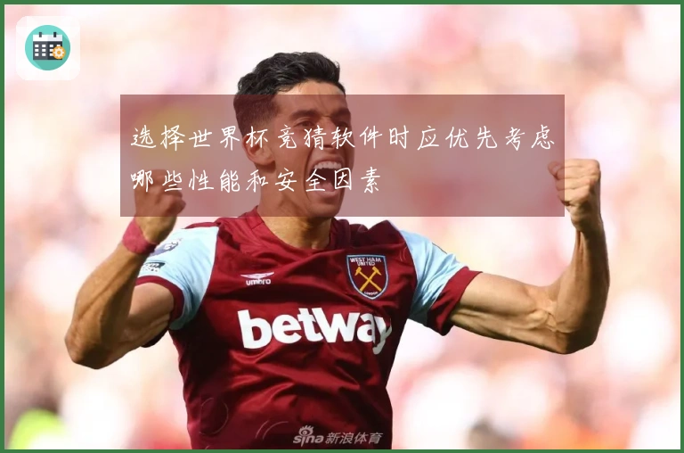 选择世界杯竞猜软件时应优先考虑哪些性能和安全因素