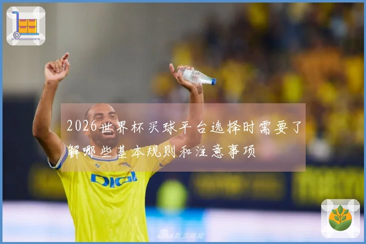 2026世界杯买球平台选择时需要了解哪些基本规则和注意事项