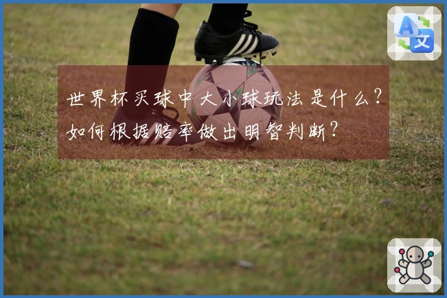 世界杯买球中大小球玩法是什么？如何根据赔率做出明智判断？