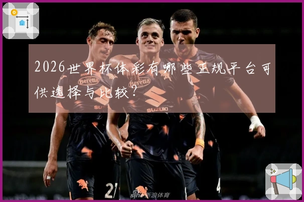 2026世界杯体彩有哪些正规平台可供选择与比较？